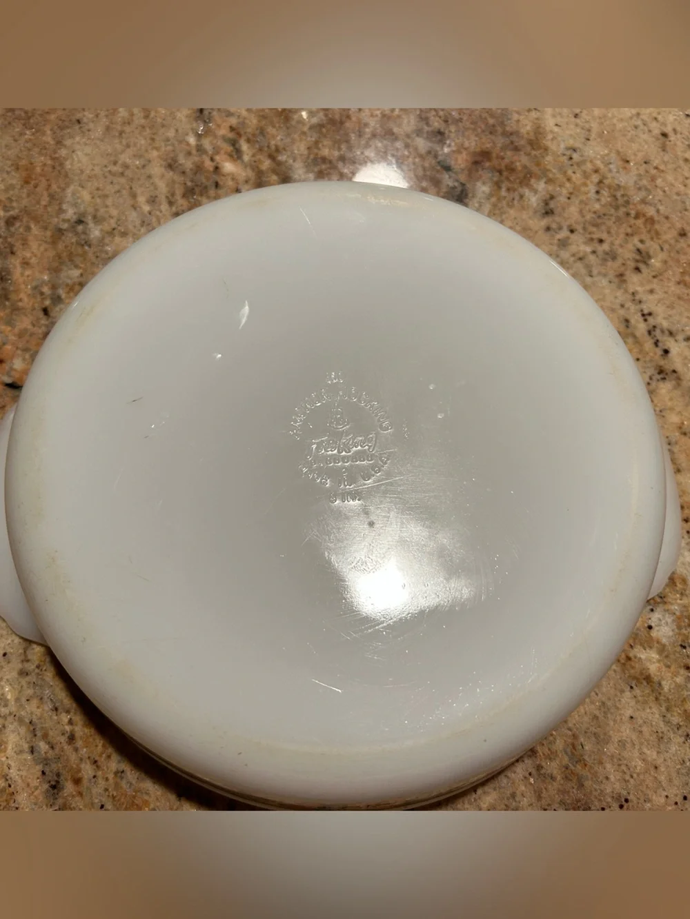 Fire King #450 “Chanticleer” Round Baking Dish 2Qt Vintage 1960’s